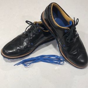 Callaway Black Wingtip Golf Shoes, Lightly Used